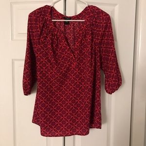 Ann Taylor V-Neck Blouse